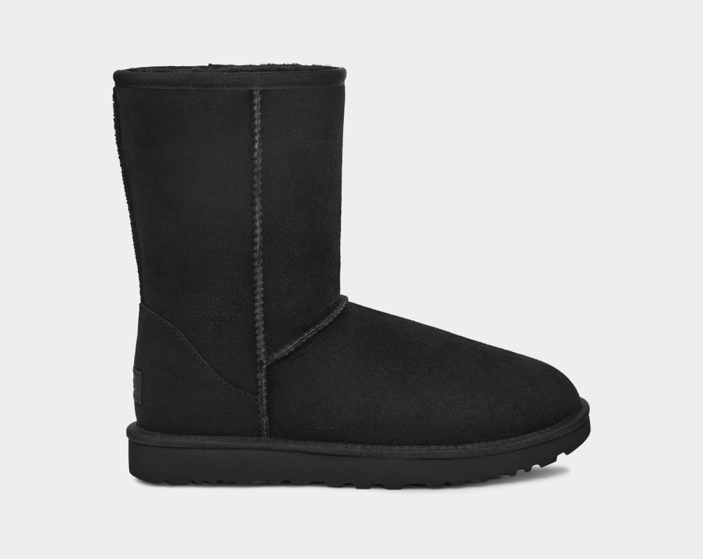 Ugg classic short ii boot black deals