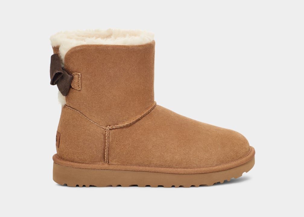 Ugg mini bailey bow schwarz sale online