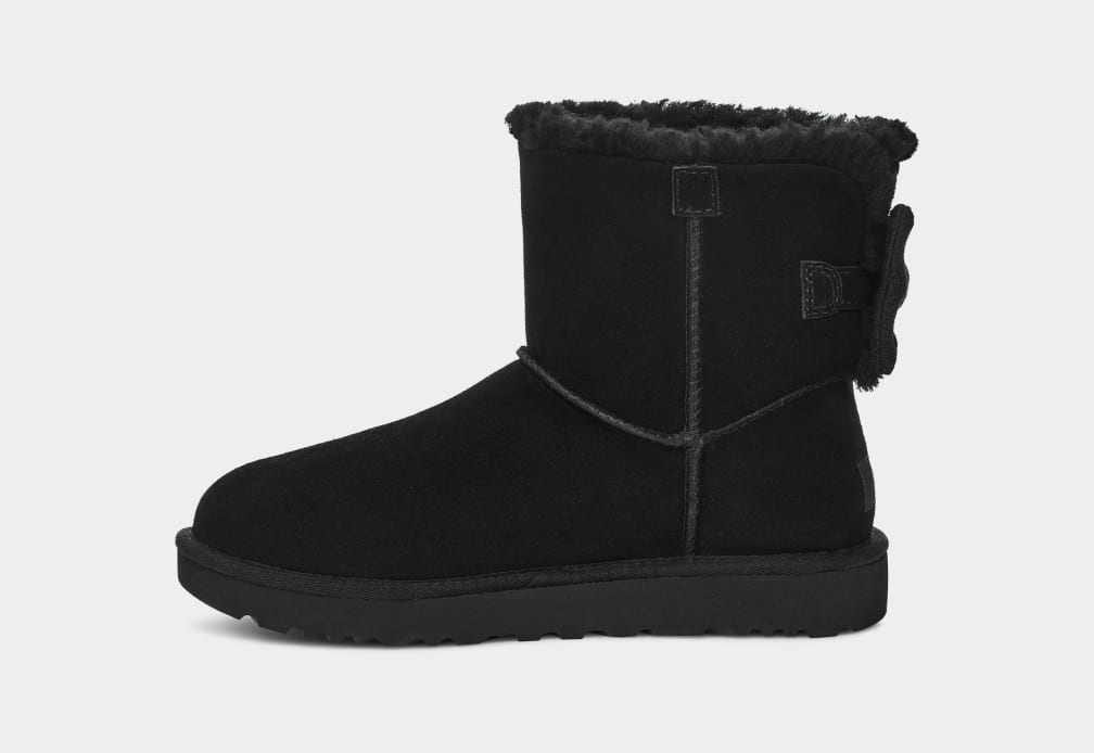 Black uggs outlet bow
