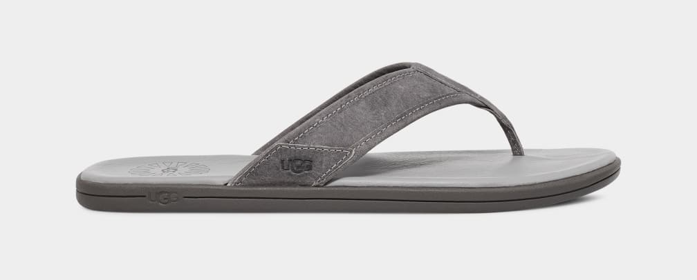 Ugg black best sale flip flops