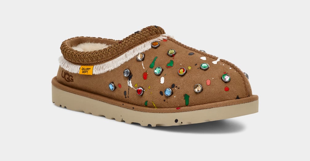 Tasman leopard top ugg slippers