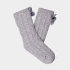 UGG Pom Pom Fleece Lined Crew Sock for Women UGG UK