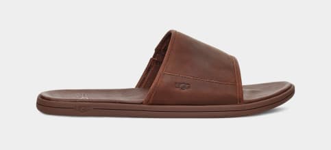 Ugg hotsell leather slides