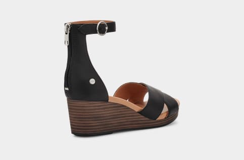 Susina tresa on sale leather wedge sandal