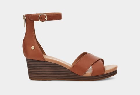 Susina tresa leather 2025 wedge sandal