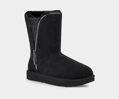 Sparkle top zip uggs