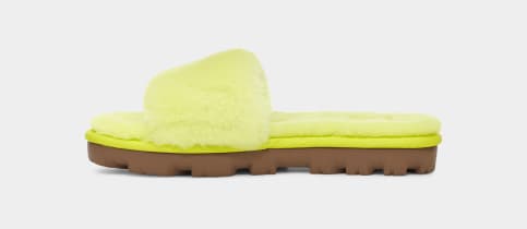 Ugg fuzzette deals slippers yellow