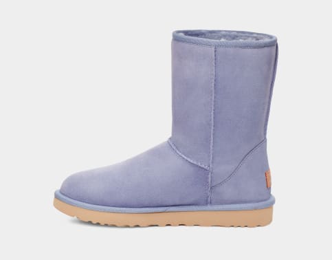 Light blue uggs classic short best sale