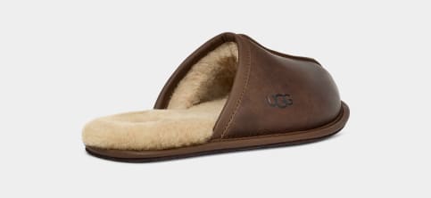Ugg mens scuff shop leather slippers