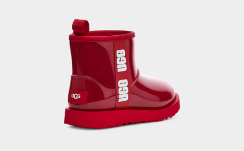 ribbon red ugg boots