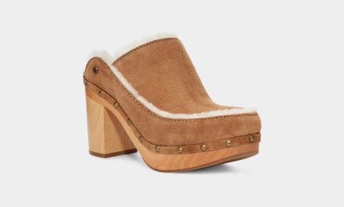 Ugg carine sales block heel sandal