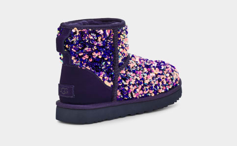 Purple sparkly discount uggs