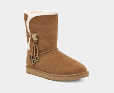 W bailey outlet button ugg charm