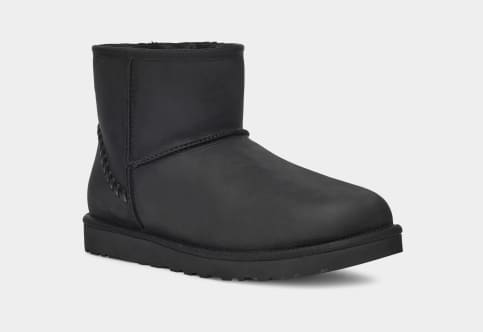Ugg classic mini leather 2025 waterproof boot