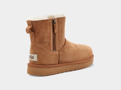 Uggs with zipper hot sale on the side