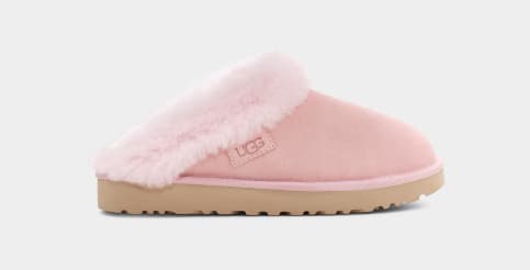 Womens pink ugg shop slippers