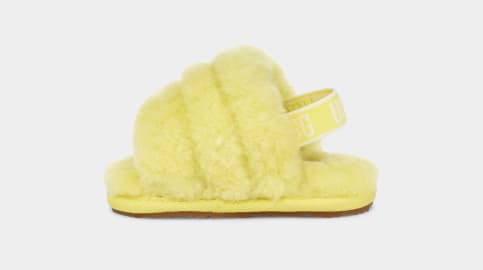 Yellow ugg top slippers baby