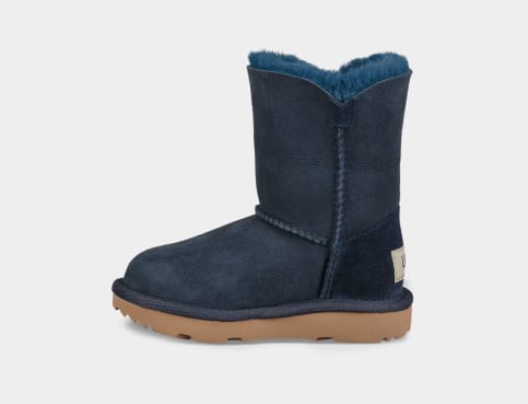 Navy blue bailey button ugg boots on sale