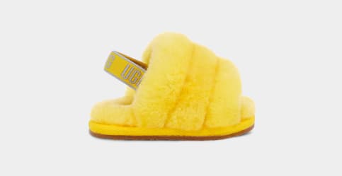Yellow ugg online slippers baby