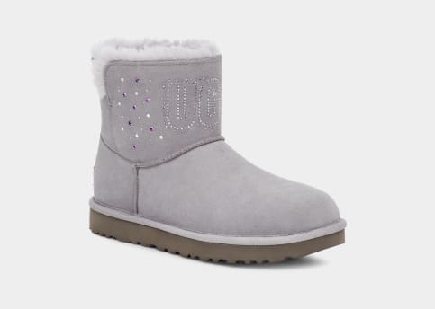 Ugg mini 2025 studded bling boot