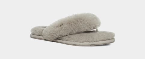 UGG Fluff Flip Flop Logo for Women UGG UK