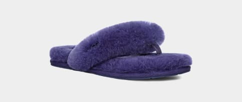 Ugg fluff top flip flop iii
