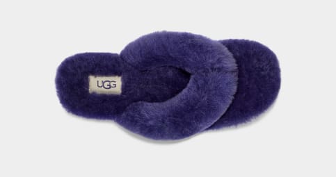 UGG Fluff Flip Flop Logo for Women UGG UK