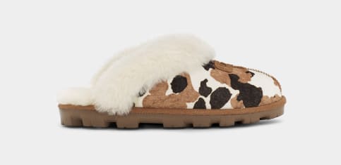 Coquette Cow Print Slipper | UGG®