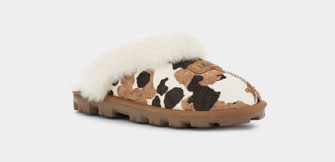 Coquette Cow Print Slipper | UGG®