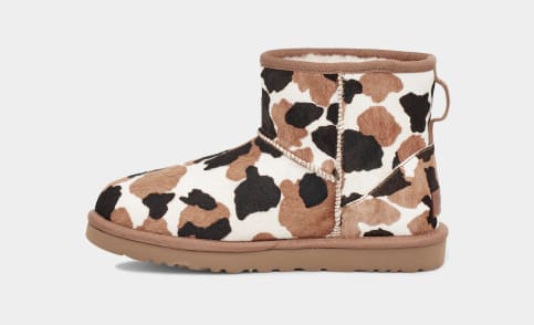 UGG CLASSIC MINI COW PRINT 24cm-