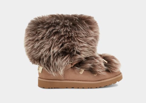 Genuine Fur Slippers Real Arctic Fox Fur Slippers Soft Fur 