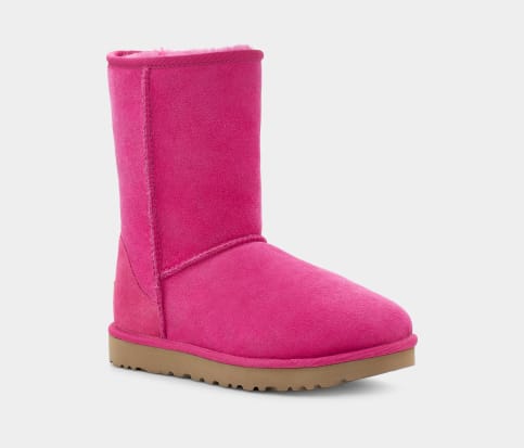 Ugg classic short metallic snake boot top