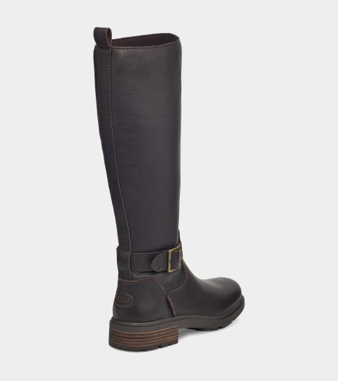 Tall leather shop uggs