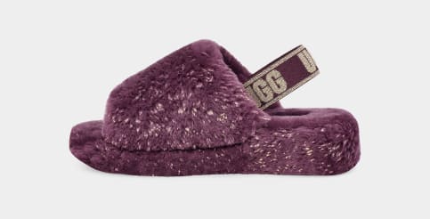 Ugg fluff shop yeah slide purple