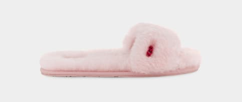 Pink uggs slides deals