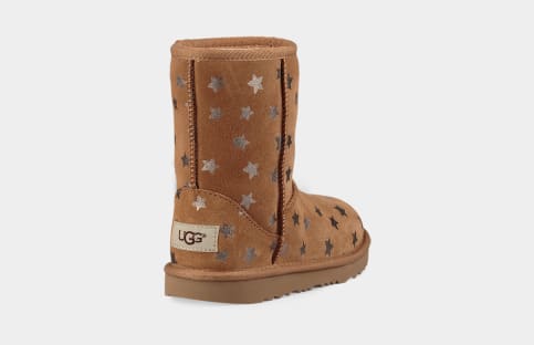 Ugg classic short hot sale stars