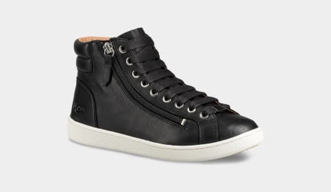 Ugg leather 2025 high top sneakers