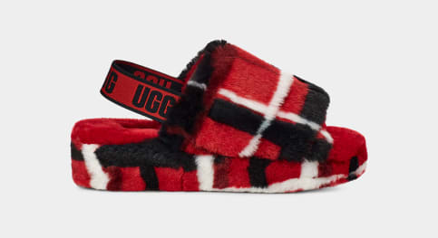 Checkered ugg slippers on sale