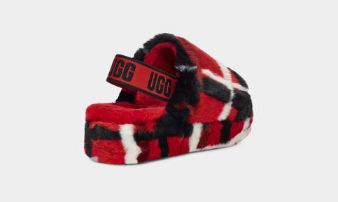 Checkered ugg slides online