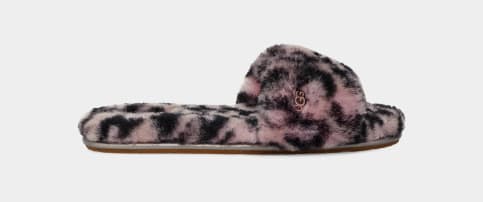 Leopard ugg clearance slides