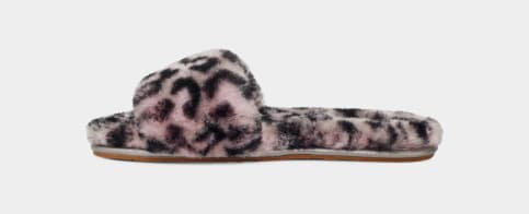 Leopard ugg slides deals