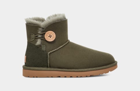 Ugg mini bailey button ii black on sale