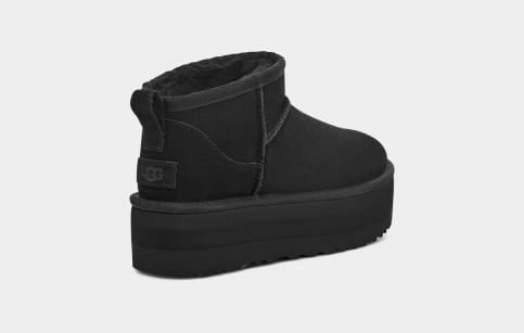 Ugg top courte grise
