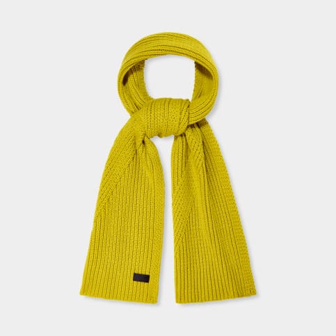 UGG® Knit Diagonal Ribbed Scarf for Men