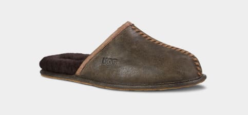 Leather mens ugg outlet slippers