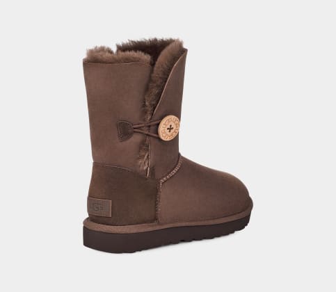 Grey ugg boots with hot sale buttons