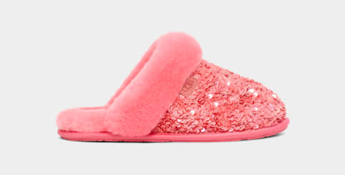 Sparkly pink ugg slippers best sale