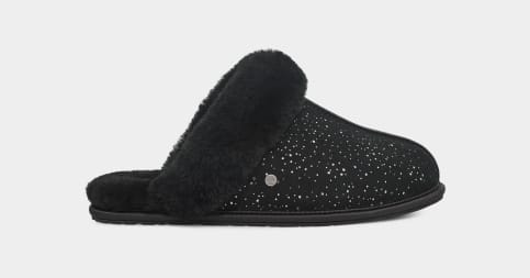 Grey glitter ugg deals slippers