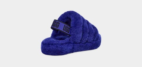 Dark blue sales ugg slides