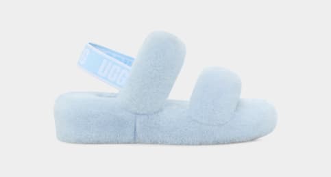 Baby blue sale ugg slides